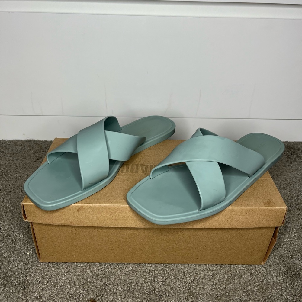 Pale Blue Steve Madden Sandals